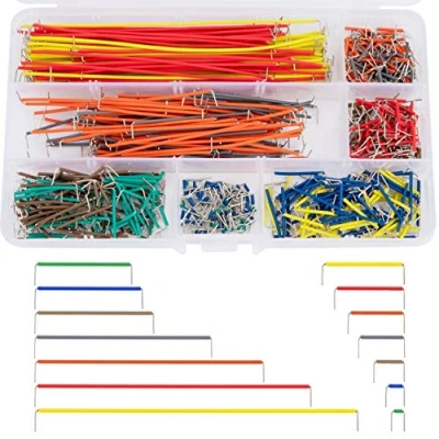 Imagen de Cable de Puente Breadboard Jumper Wire Kit Dupont Cables Arduino Raspberry Pi Macho a 14 Longitudes con Caja Almacenamiento 560 Piezas