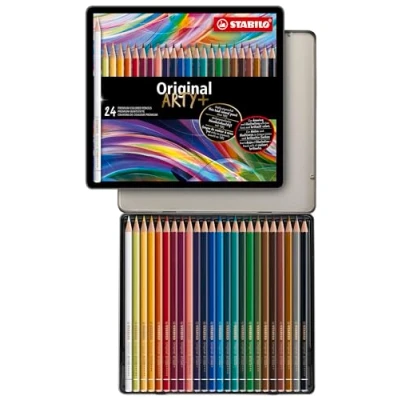 Imagen de Lápiz de color STABILO Original Caja metal con 24 colores