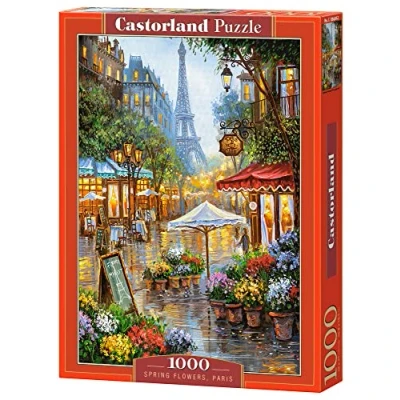 Imagen de Castorland Rompecabezas de 1000 Piezas Flores Primavera, París, Multicolor (C 103669 2)