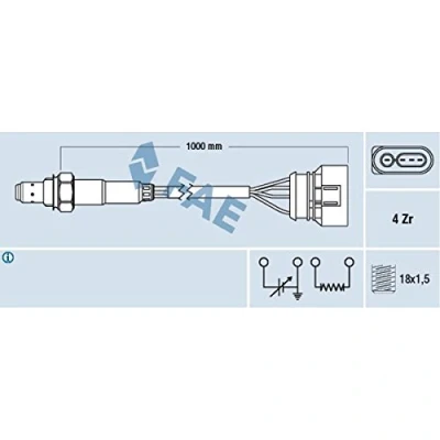 Imagen de Sonda lambda FAE 77137