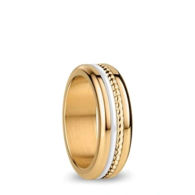 Imagen de BERING Anillos combinados intercambiables para mujer en oro y blanco con el exclusivo sistema Twist &amp; Change, Kasai
