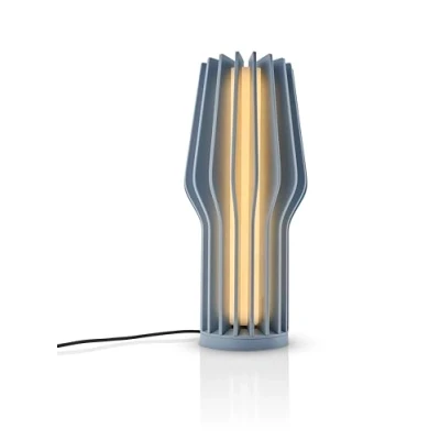Imagen de Lámpara de mesa LED recargable Eva Solo Radiant, azul, caucho, IP44