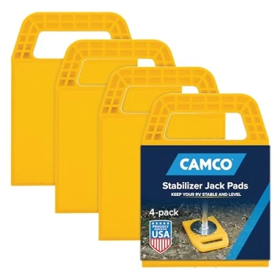 Imagen de Camco 44595 Pilares de Gato Hidráulico para Estabilizador, Juego 4