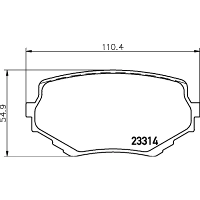Imagen de HELLA 8DB 355 017 181 Juego de pastillas freno con avisador acústico desgaste accesorios SUZUKI: Vitara I SUV, Grand 2 SUV