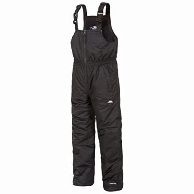 Imagen de Trespass Kalmar Pantalones de esquí con Peto niño, Color Negro, tamaño XS