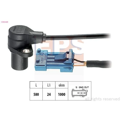 Imagen de EPS 1.953.620 Sensor de Cigueñal Made in Italy OE Equivalent SAAB: 9 5 Berlina, 3 Hatchback, Cabrio