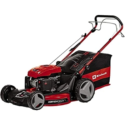 Imagen de Einhell Cortacésped de Gasolina Gc PM 56/2 S HW (para 2200 m², Parachoques Delantero, Motor Ohv con transmisión Marca GT, Sistema Quick Start, tecnología Vortex Deck función 5 en 1)