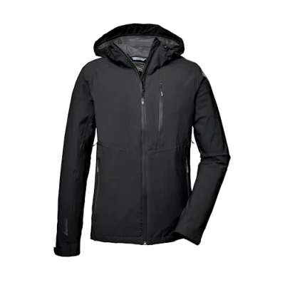 Imagen de killtec Hombres Chaqueta funcional impermeable/chaqueta exterior con capucha. KOS 25 MN JCKT, green, XL, 41314 000