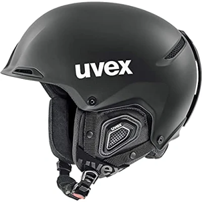 Imagen de uvex Jakk+ IAS, casco de esquí robusto unisex, ajuste talla individualizado, ventilación optimizada, black matt, 59 62 cm