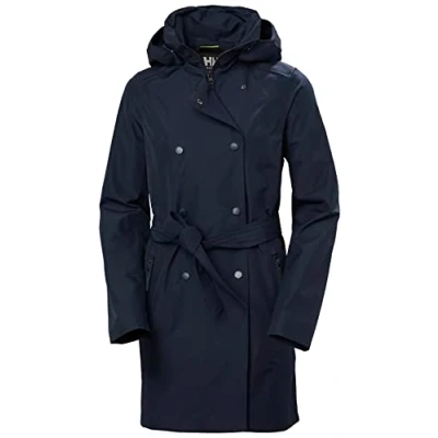Imagen de Helly Hansen Welsey II Trench Chaqueta Hard shell, Mujer, Talla: XS, Navy