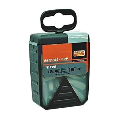 Imagen de Bahco 59S/PZ2 30P Caja De 30 Puntas Standard 1/4&quot; Pz2 25Mm