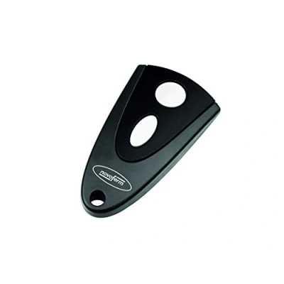 Imagen de Novoferm TM02048131332 Novotron 502 Mando a Distancia (frecuencia 433 MHz, transmisor de 2 Canales, código Cambio KeeLoq, para Puertas Garaje), Negro