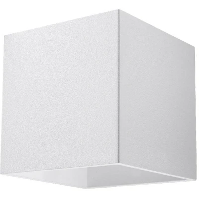 Imagen de SOLLUX lighting Quad 1 Lámpara De Pared Diseño Moderno Con Pantalla Rectangular Fabricada En Aluminio Bombilla G9 Reemplazable, x 40 W Blanco, 10 12 cm