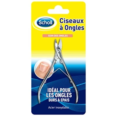 Imagen de Scholl Ciseaux à ongles pour de pieds durs et épais en acier inoxydable