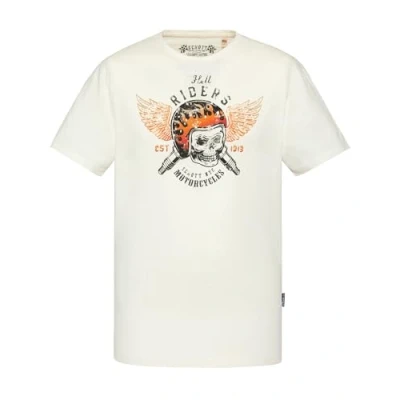 Imagen de Schott Tsbedford Camiseta estampada, Hombre, Talla: Medium, Off white