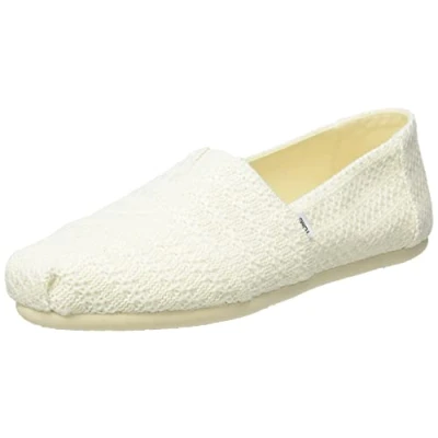 Imagen de TOMS Mujer KNITTED ALPARGATA Mocasines Planos,Beige,36.5 EU