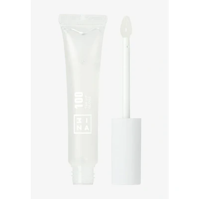 Imagen de 3INA MAKEUP The Lip Gloss 100 Blanco Brillo de labios textura cremosa y ligera Labial efecto glossy súper brillante Aplicador en forma esponja Vegan Cruelty Free