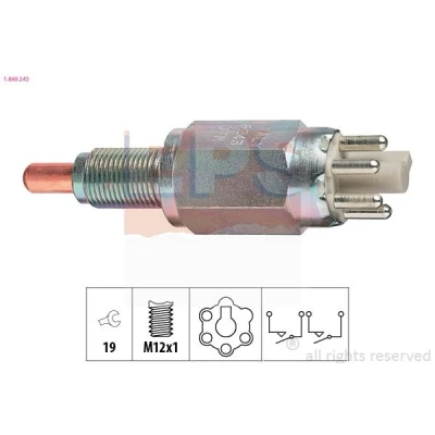 Imagen de EPS 1.860.243 Interruptor, piloto de marcha atrás Made in Italy OE Equivalent FORD: FIESTA 4