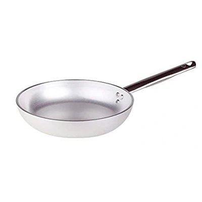 Imagen de Unbekannt Línea Aluminio 5 mm Sartén Radiante con un Mango Inoxidable, Metal, Plateado, 36 cm
