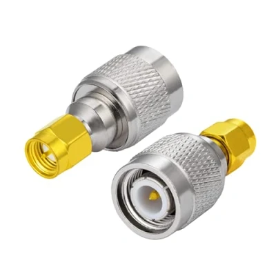 Imagen de Vecys Adaptador de Antena 4G SMA Enchufe TNC a Convertidor para Enrutador 2G 3G LTE CB Radio WiFi Antenas Celulares WiMax Instrumentación