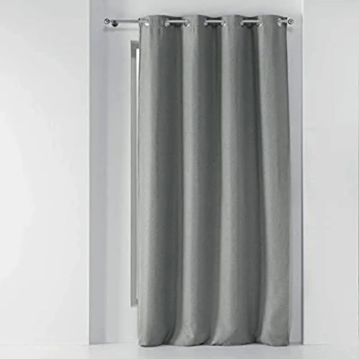 Imagen de Douceur d&#039;Intérieur Suavez de Interior con Ojales, Color Blanco, 140 x 240 cm