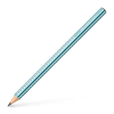 Imagen de Faber Castell 111662. Lápiz grafito Jumbo Sparkle. Océano metálico