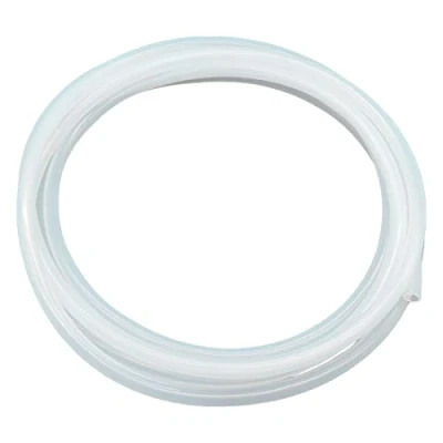 Imagen de LAVMHAB tubo de silicona 8 mm ID x 11 OD, metros, manguera flexible grado alimenticio, transparente para transferencia bomba