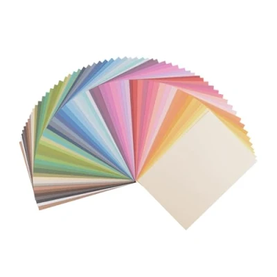 Imagen de Vaessen Creative Florence Cartulina Suave, Gran Mezcla de Colores, 216 Gramos, Tamaño, 60 Hojas, para Álbumes Recortes, Tarjetas, Troquelado y Otras Manualidades Papel, Multicolor A4