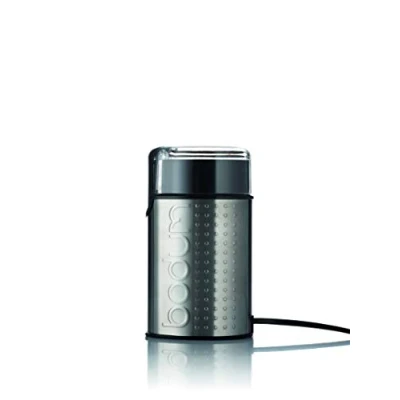Imagen de Bodum Bistro Molinillo de café eléctrico, 150 W, Acero Inoxidable plástico Caucho, Cromo Mate