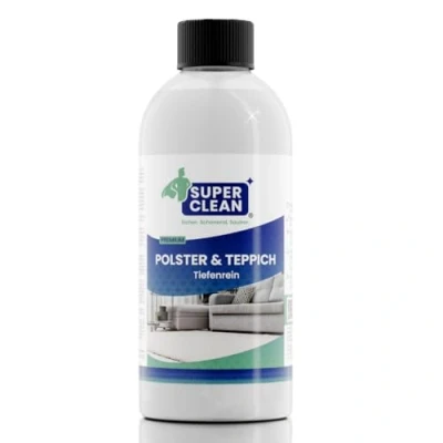 Imagen de SUPER CLEAN Limpiador de tapicerías y alfombras en profundidad concentrado, asientos coche, sofá o sillón Contenido: 500 ml