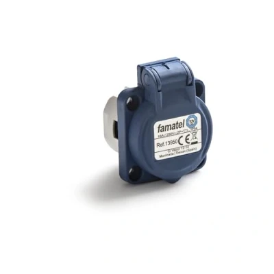 Imagen de FAMATEL Base empotrar IP54 2P+TTL 16A 250V Azul