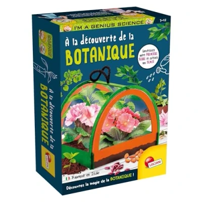 Imagen de Lisciani I&#039;m a Genius Descubrimiento de la Botánica Kit jardín para niños Partir 7 años Cultivar en un Invernadero Miniatura Hacer Crecer Sus Plantas