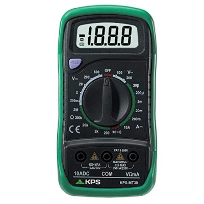 Imagen de KPS MT30 Multimetro digital Tensión DC/AC 600V Corriente DC 10A 2000 cuentas
