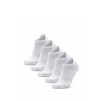 Imagen de DANISH ENDURANCE Calcetines de Running, Antideslizantes, Antiampollas, Hombres y Mujeres, 5 Pack Blanco 39 42