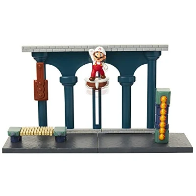 Imagen de Super Mario Nintendo Playset Castillo de Lava con Figura 6 cm Juguete Mecanismos y Funciones para Niños 3 años +
