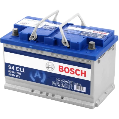 Imagen de BOSCH 0 092 S4E 111 Batería de arranque 12V 80Ah 800A B13 OPEL: Vivaro B Combi, Zafira B, Insignia A Sports Tourer, AUDI: A5 B8 Coupé, A6 C7 Avant