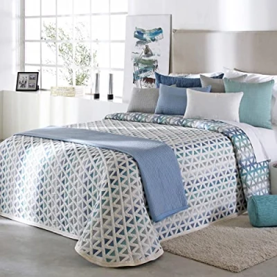 Imagen de Reig Marti Colcha Capa Murphy Cama 90 Cm Color Azul C03