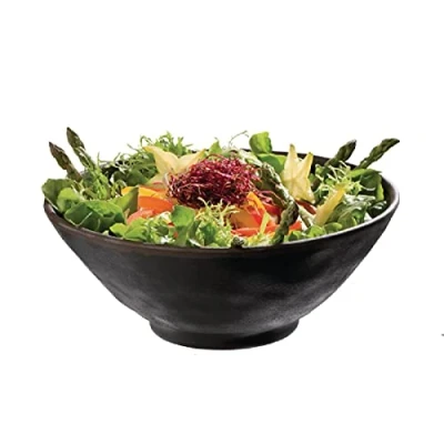Imagen de APS 84111 Marone melamina cuenco, 190 mm x 80 de diámetro, 7,5 &quot;x 3&quot;, color negro