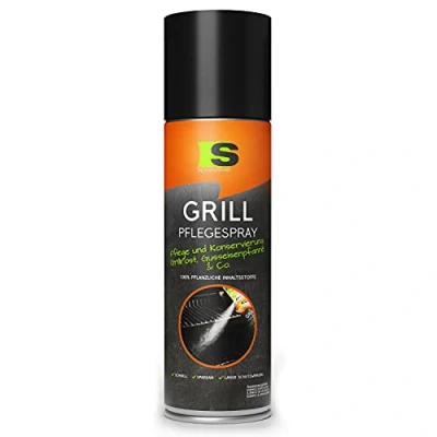 Imagen de Spraytive 1 x 500 ml Spray de Cuidado Barbacoa Limpiador Cuida y conserva Parrillas, sartenes (Acero Inoxidable, Hierro Fundido) Antiadherente para barbacoas planchas