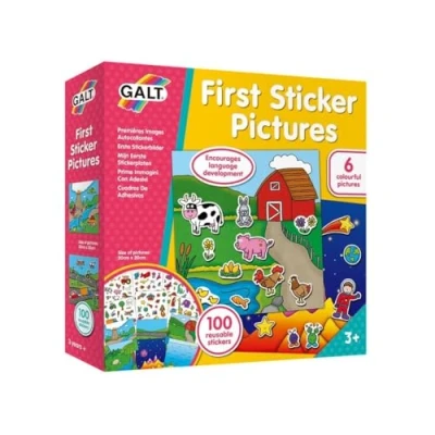 Imagen de Galt Toys, First Sticker Pictures, Reusable Activity Kit, Ages 3 Years Plus