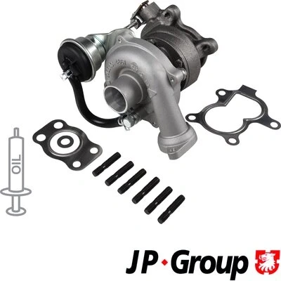 Imagen de JP GROUP 1517400500 Turbocompresor de gases escape incl. kit juntas PEUGEOT: 207 Hatchback, 307 Familiar, 206 Hatchback