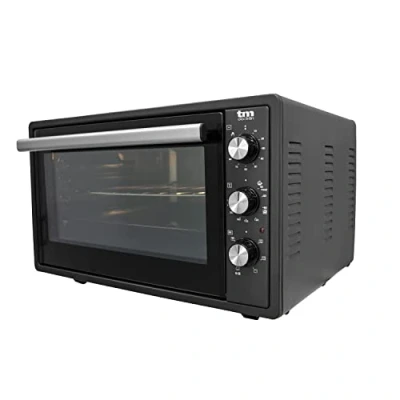 Imagen de TM Electron TMPHO037 Horno de Convección Sobremesa, 6 funciones, capacidad 37 litros, temporizador 90 minutos, temperatura ajustable 80º hasta 250º, 1650W