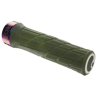 Imagen de Ergon Grips Technical Ge1 EVO Factory Slim Vert Frozen Moss/Colliers Oil Slick Manillar de Bicicleta, Unisex Adulto, Verde, Talla única