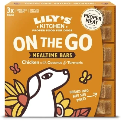 Imagen de Lily&#039;s Kitchen para Perro Chicken On The Go Bars Multipack for Dogs 3x40g