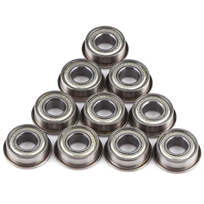 Imagen de 10pcs F686ZZ Mini rodamientos de bolas acero, ranura profunda con brida doble blindaje 6x13x5mm