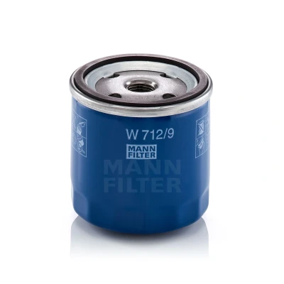 Imagen de MANN FILTER W 712/9 Filtro de aceite M 16 X 1.5 con válvula bloqueo retorno enroscable CITROËN: Visa Hatchback, Dyane 2CV Berlina