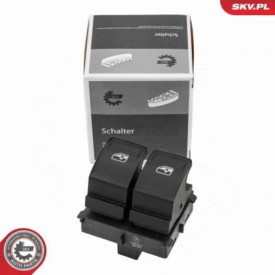 Imagen de ESEN SKV 37SKV513 Interruptor, elevalunas Puerta vehículo VOLKSWAGEN: Golf 7, 7 Variant, Crafter Furgón