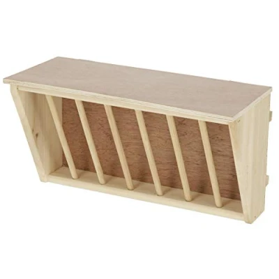 Imagen de Kerbl Salón de heno Madera con Tabla Asiento para establo/Salida, Conejos, Conejillos Indias, roedores, 37 x 17 20 cm