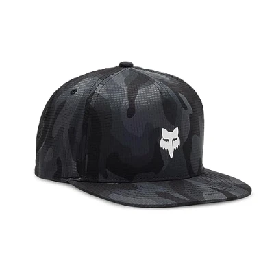 Imagen de Fox Racing Head Camo Tech Snapback Gorro/Sombrero, Negro Camuflaje, Talla única para Hombre