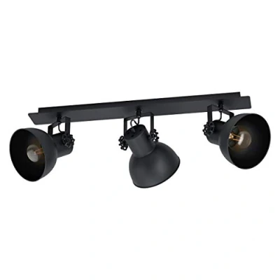 Imagen de Eglo Barnstaple 1 Lámpara de techo con focos, Negro